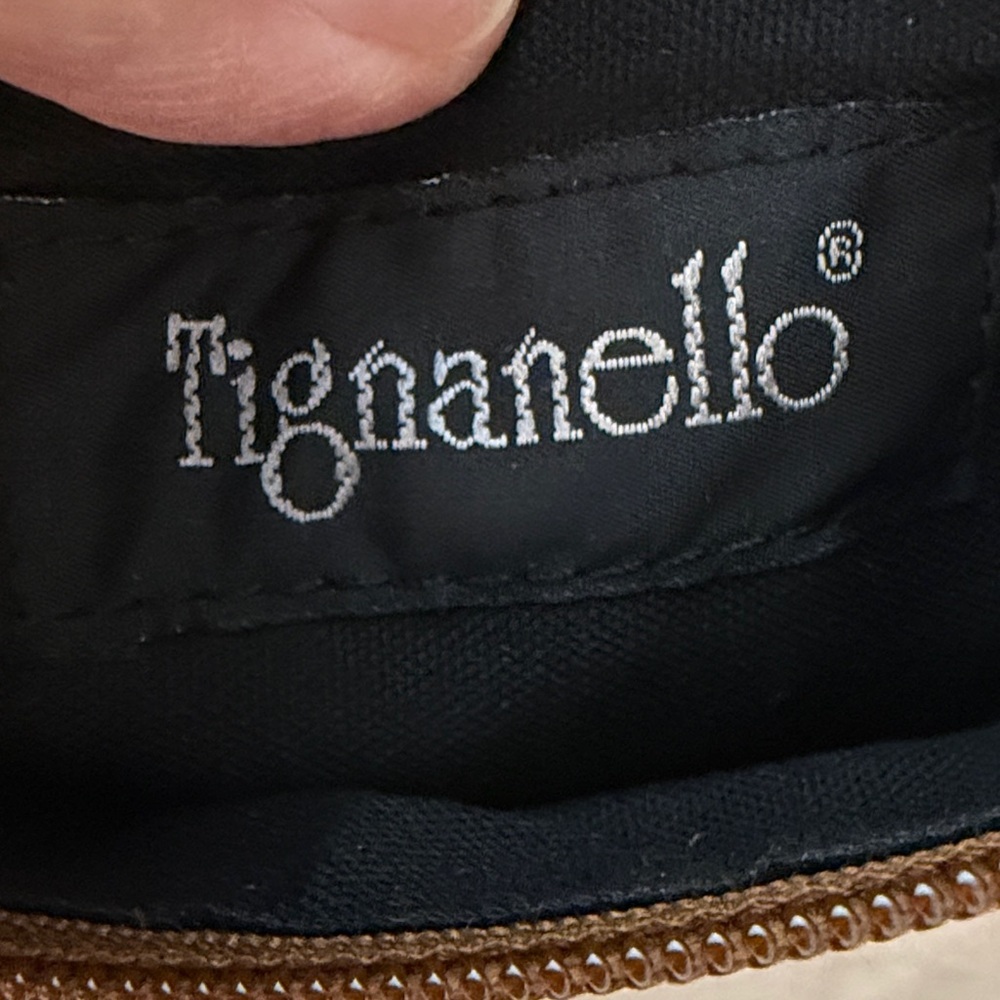 Tignanello Brown Leather Crossbody Bag - Picture 8 of 13
